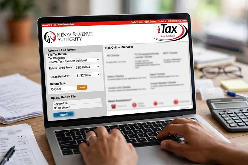 KRA iTax portal, used for filing returns